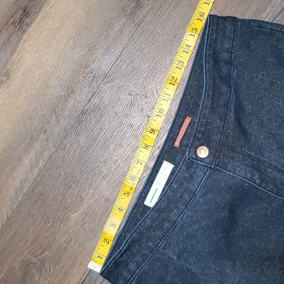 Anthropologie pilcro gold flecked high rise denim legging jeans like new - Picture 9 of 12